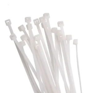 Amarre Plástico Blanco 40cm x 100 Unidades