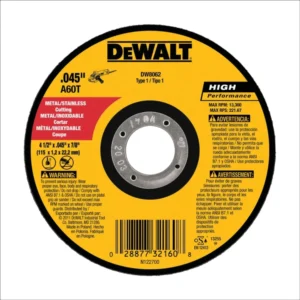 Disco Corte 4 1/2" DeWALT