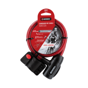 Candado para Bicicleta Guaya 12mm x 1.2m HERMEX