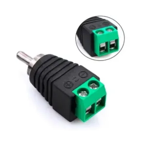 Plug Bornera Macho 2 PIN