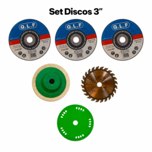 Set Discos de 3" Mini Pulidora
