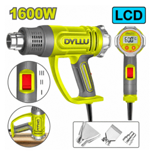 Pistola Calor con Temperatura Ajustable 1600W DYLLU
