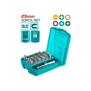 Juego Puntas 29pcs Taladro y Atornilladores TOTAL