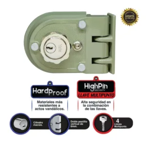 Cerradura De Sobreponer 396 1/4 Izquierda YALE